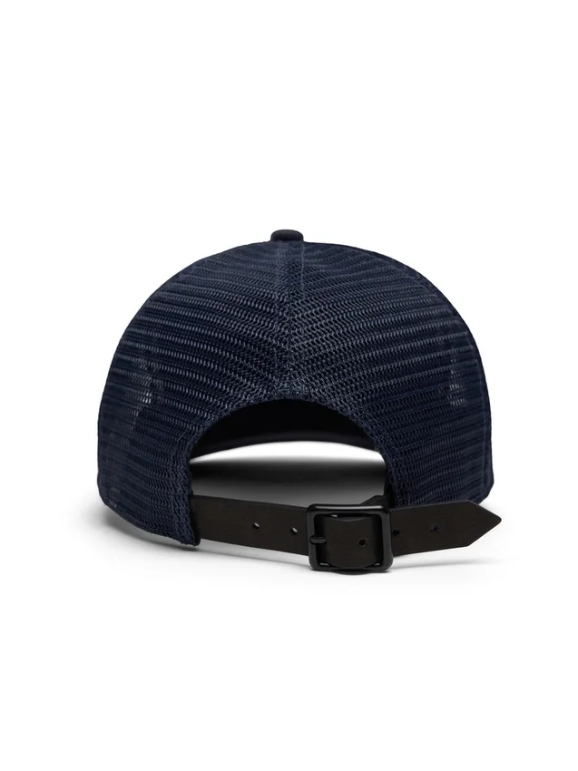 DT Stamp Pattern Trucker Hat Navy