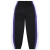 DT Stripe Open Hem Sweatpant Black
