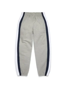 DT Stripe Open Hem Sweatpant Grey