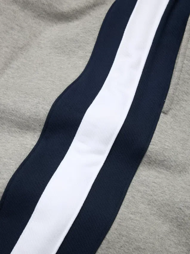 DT Stripe Open Hem Sweatpant Grey