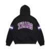 DT Stripe Zip Hoodie Black