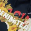 DT Virginia Overlock Stitch Hoodie Navy
