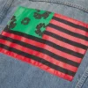 Flag Denim Jacket Light Wash
