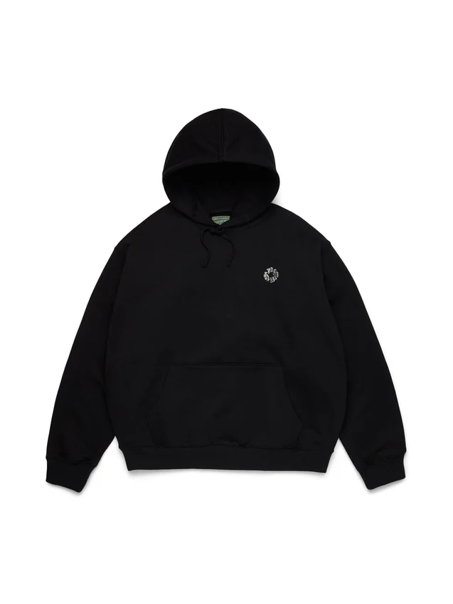 Gel Wreath Hoodie Black