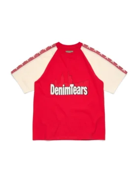 Jacquard City Tee Red