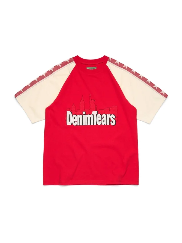 Jacquard City Tee Red