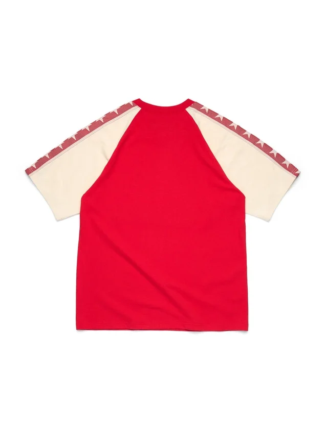 Jacquard City Tee Red