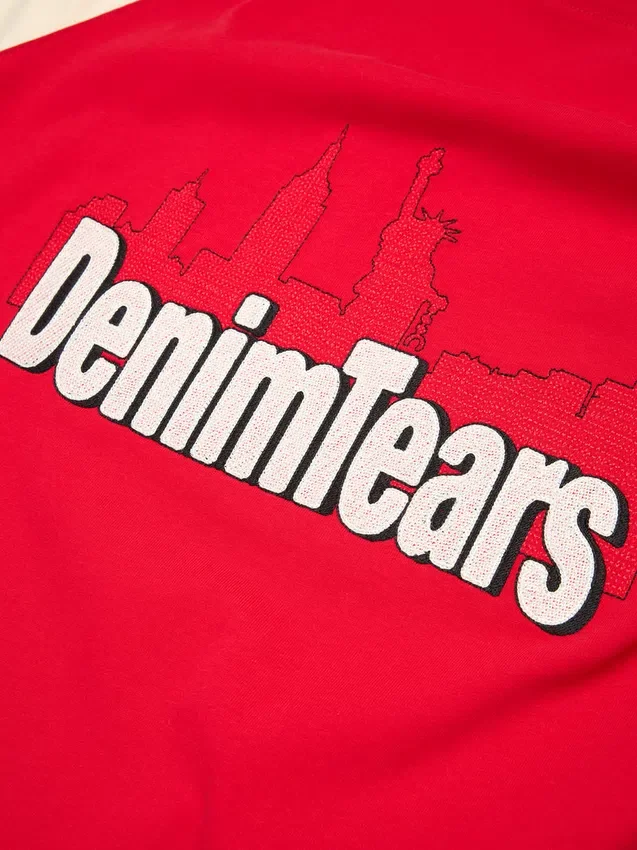 Jacquard City Tee Red