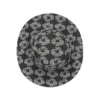 Jacquard Wreath Bucket Hat Washed Black