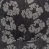 Jacquard Wreath Denim Cap Washed Black