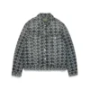 Jacquard Wreath Denim Jacket