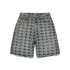 Jacquard Wreath Denim Short
