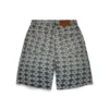 Jacquard Wreath Denim Short