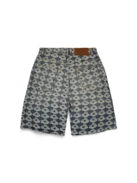 Jacquard Wreath Denim Short