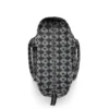 Jacquard Wreath Denim Tote Bag Dark Wash