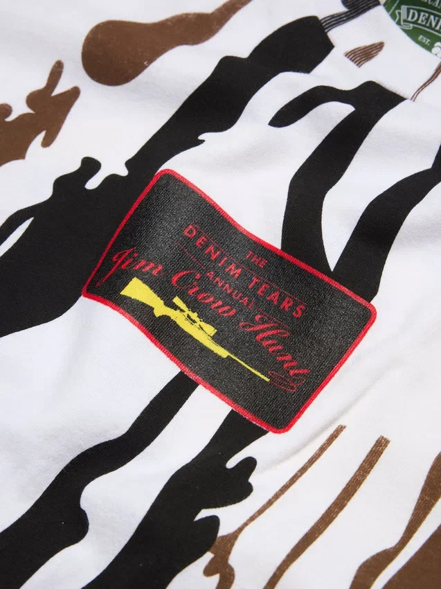 Jim Crow Hunt Tee White Camo