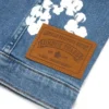 Kids Cotton Wreath Denim Jacket Light Indigo