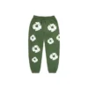 Kids Cotton Wreath Sweatpants Green