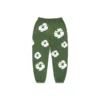 Kids Cotton Wreath Sweatpants Green