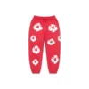 Kids Cotton Wreath Sweatpants Red