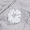 Kids Cotton Wreath Zip Hoodie Grey