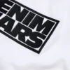 Larmes de Denim Tee White