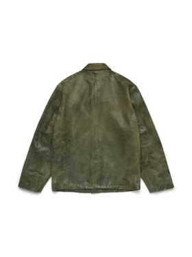 Leather Jungle Shirt Army Green