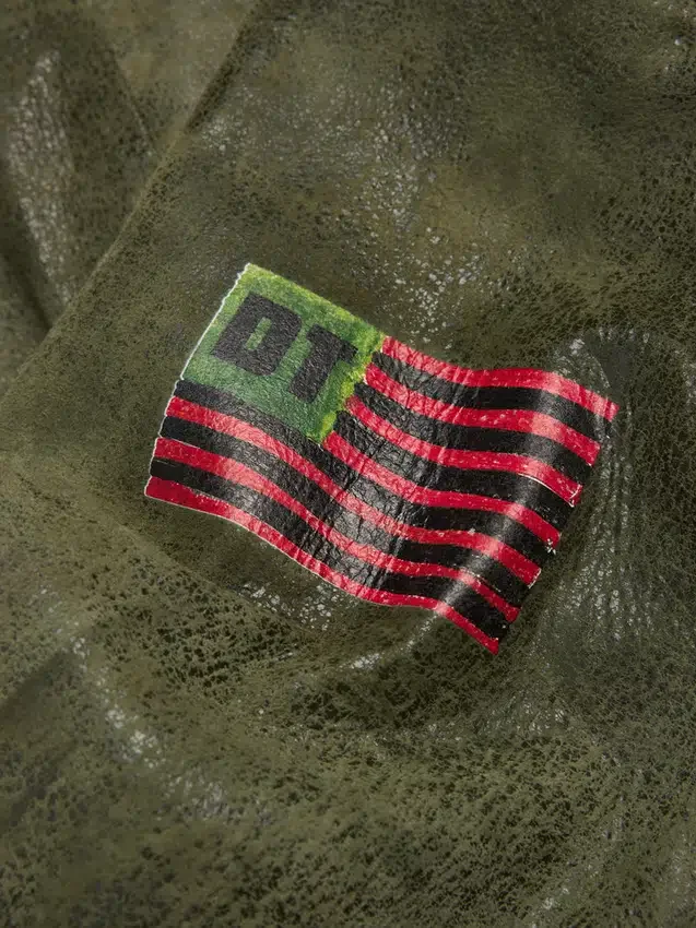 Leather Jungle Shirt Army Green