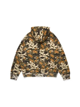 Libertas Floral Print Zip Hoodie