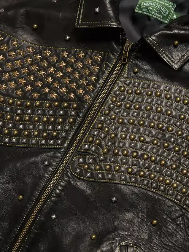 Libertas Studded Leather Jacket