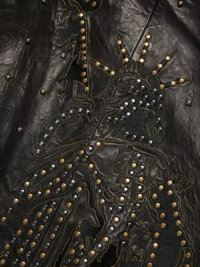 Libertas Studded Leather Jacket