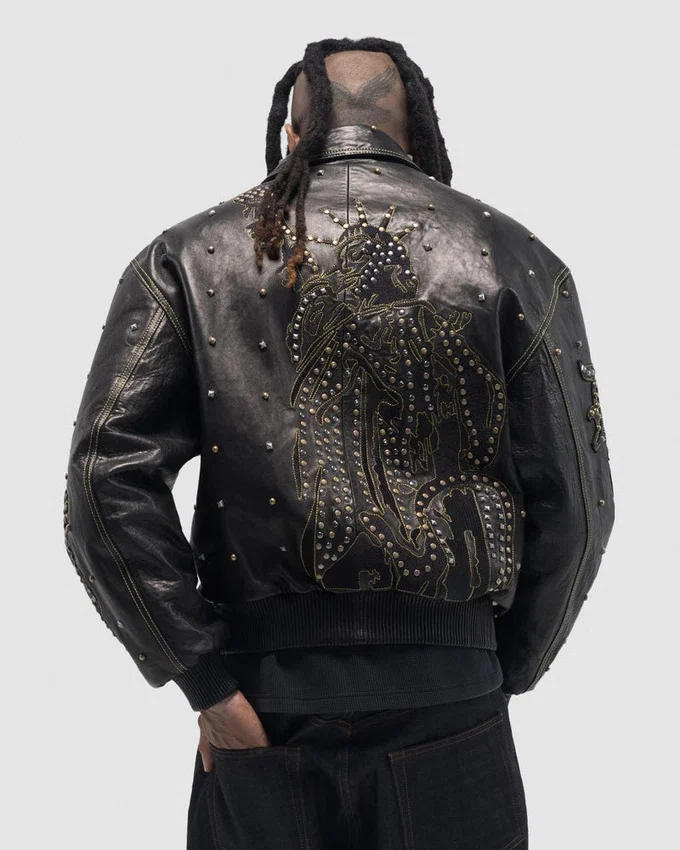Libertas Studded Leather Jacket