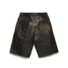 Libertas Studded Leather Shorts