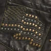 Libertas Studded Leather Shorts