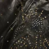 Libertas Studded Leather Shorts