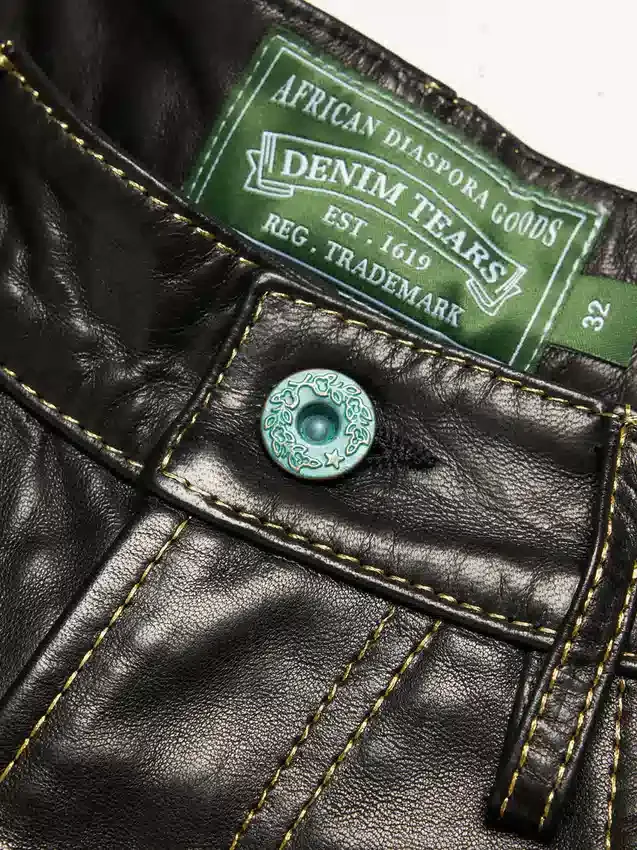 Libertas Studded Leather Shorts