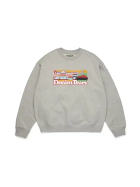 Liberty Rock Skyline Crewneck Grey