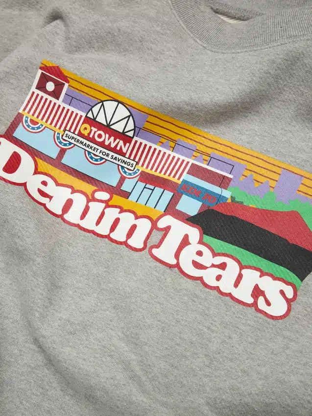 Liberty Rock Skyline Crewneck Grey
