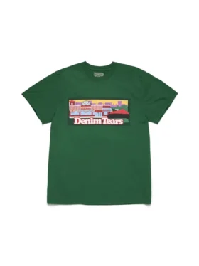 Liberty Rock Skyline Tee Green