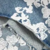Light Wash Cotton Wreath Denim Short