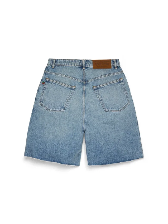 Light Wash Denim Short