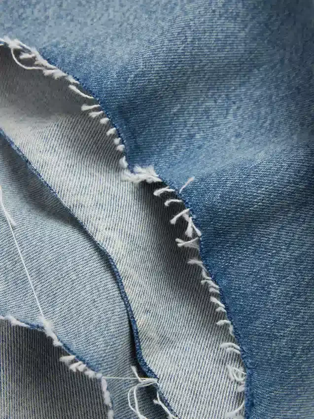 Light Wash Denim Short