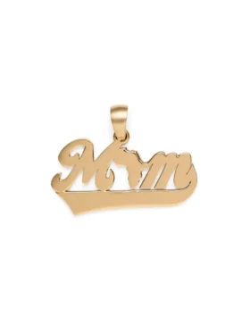 Mom Pendant Gold