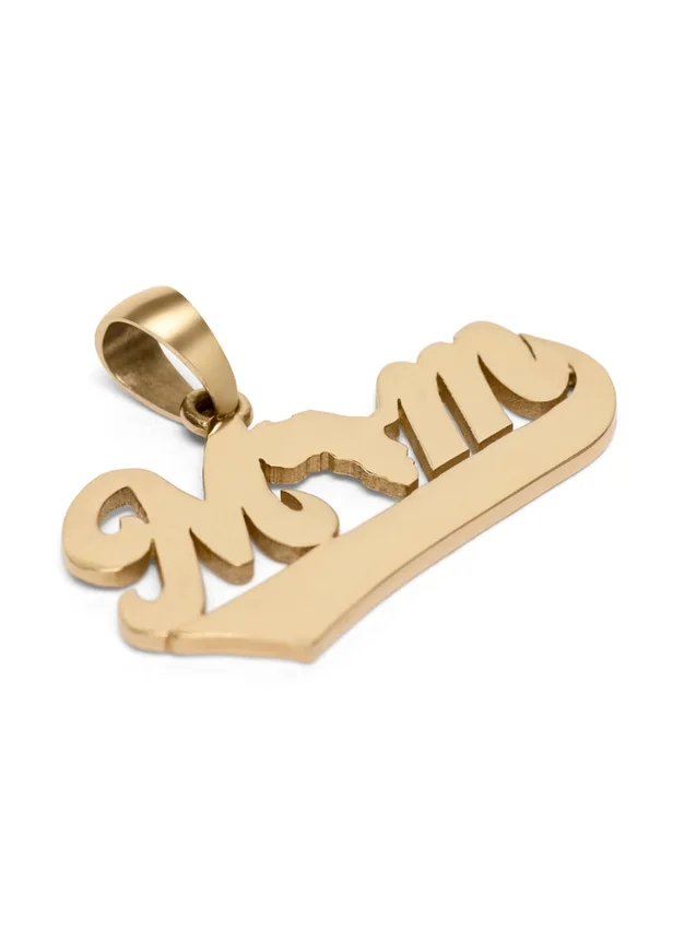 Mom Pendant Gold
