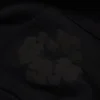 Mono Cotton Wreath Hoodie Black