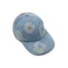 Mono Cotton Wreath Raw Denim Cap Light Wash