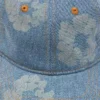 Mono Cotton Wreath Raw Denim Cap Light Wash