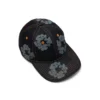 Mono Cotton Wreath Raw Denim Cap Washed Indigo
