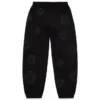 Mono Cotton Wreath Sweatpants Black
