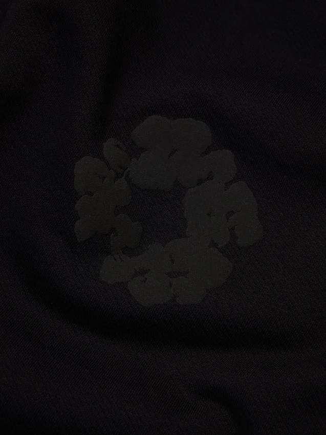 Mono Cotton Wreath Sweatpants Black